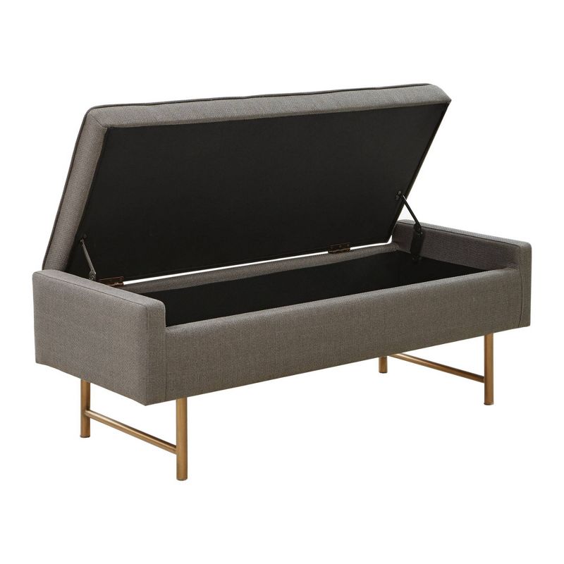 Sunnycrest Accent Bench Gray, 4 of 8