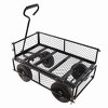 Kumasinova Heavy-Duty Garden Dump Cart with Solid No-Flat Tires,Tools Cart Wagon Cart with Spacious Bed for Yard,Farm,Lawn & Home Use - 3 of 4