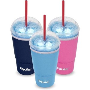 Grand Fusion Slushie-Sleeve Icy Bev Kooler, Large 3 Pack - 1 of 1