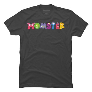 Men's Design By Humans Cute Momster Cartoon Monster By averilshop T-Shirt - 1 of 2