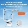 VEVOR Concession Window for Food Truck, 36"x36" Aluminum Alloy Food Truck Service Window, Up to 85 Degrees Stand Serving Window with Awning Door - 4 of 4