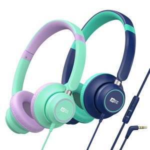 MEE audio KidJamz KJ45 (2 Pack) Safe Listening Headphones for Kids with Inline Microphone - 1 of 4