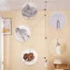 Fairyland™ - Hanging Cat Treat Dispenser Toy with Feather Teaser, Interactive Food Puzzle Feeder - 3 of 4