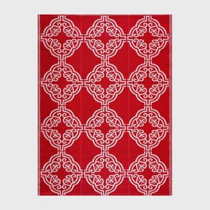 Playa Rug Marrakesh Recycled Plastic Indoor Outdoor Folded Floor Mat - 1 of 4