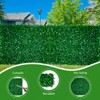 Gulches 3.3FT*10FT Artificial Green Fence,Strong and Durable Outdoor Fence Waterproof for Outdoor Gardens,Courtyard(Green Leaf) - 4 of 4