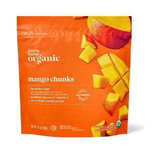 Organic Frozen Mango Chunks - 10oz - Good & Gather™ - 1 of 3