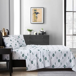 NFL New York Jets Scatter Bedding Sheet Set - Full - 1 of 1