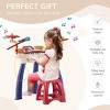 Baofuwish Kids Piano & Drum Set,2-in-1 Musical Toy with 32-Key Keyboard,Lights, Microphone & Stool, Fun Interactive Play for Boys & Girls - 2 of 4