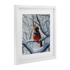 Stupell Industries Winter Cool Cardinal Framed Print Under Glass Art - 2 of 4