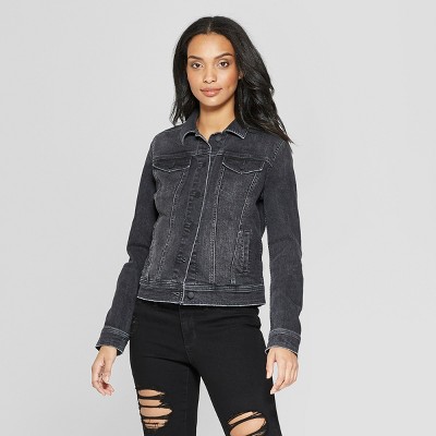 womens black jacket target