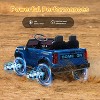 24V Kids Ride On Truck Car with Remote Control, Two Seater, LED Lights, MP3, Bluetooth, Spring Suspension - 3 of 4