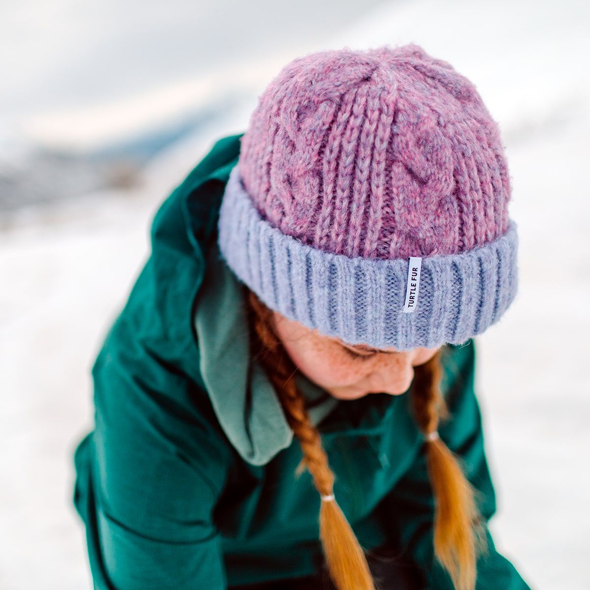 Turtle Fur Youth Recycled Miso Beanie - Cuffed Fully-Lined Knit Winter Cold Weather Hat - thumbnail 4