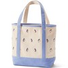 Lands' End Open Top Canvas Tote Bag - 3 of 4