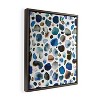 Ninola Design Watercolor Stains Blue Gold Art Canvas - Society6 - 2 of 4