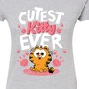 Women's - Garfield - Cutest Kitty Ever Fitted Graphic T-Shirt - 2 of 3