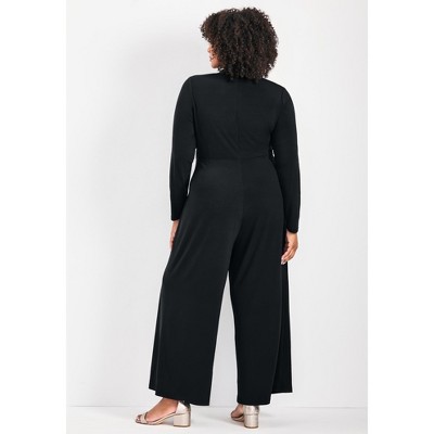 Avenue Glamour Wrap Front Jumpsuit - image 3