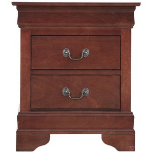 Passion Furniture Louis Philippe 2-Drawer Nightstand (24 in. H X 21 in. W X 16 in. D) - 1 of 4