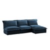 NicBex Couches for Living Room Single Deep Seat Sofa Couch Fabric Slip-covered Armchair with 1 Big Back Cushion and 2 Big Toss Pillows - 3 of 4