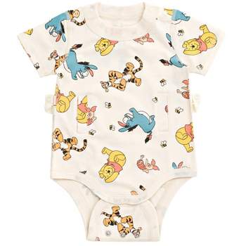 Disney G-Tube Adaptive Baby Bodysuit Mickey Mouse Lion King Winnie the Pooh Pluto Simba Piglet Newborn to Toddler