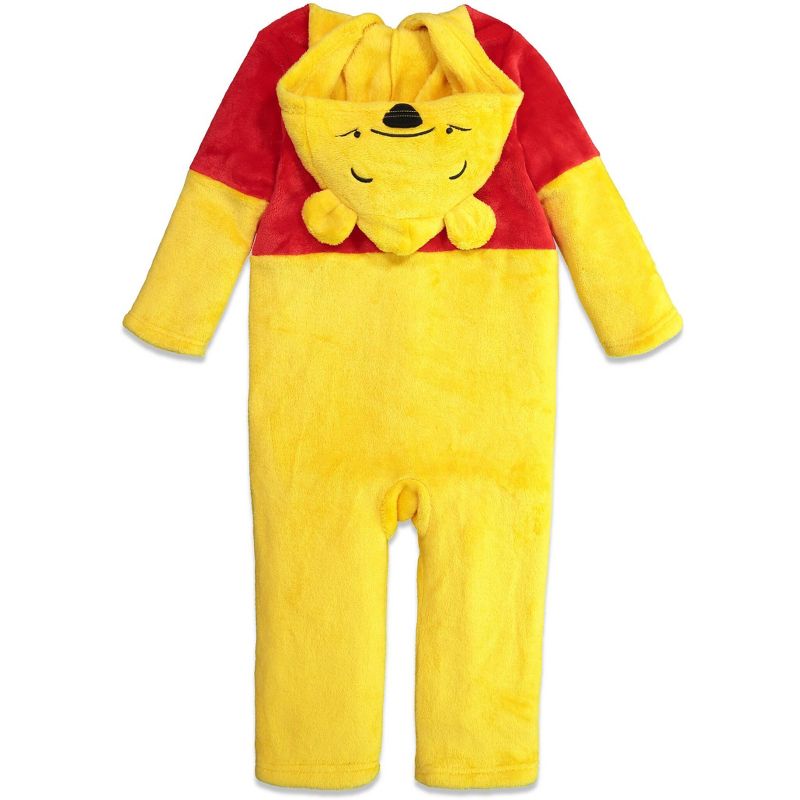 Disney Winnie the Pooh Tigger Eeyore Baby Fleece Zip Up Cosplay Costume Coverall Newborn to Big Kid, 3 of 10