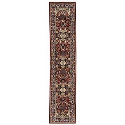 Oriental Weavers Lilihan 2062R Red/ Blue Indoor Area Rug - 2'6" x 12'