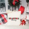 City Creek Prints Grandma Claus Canvas Tote Bag - 15x16 - Natural - 2 of 2
