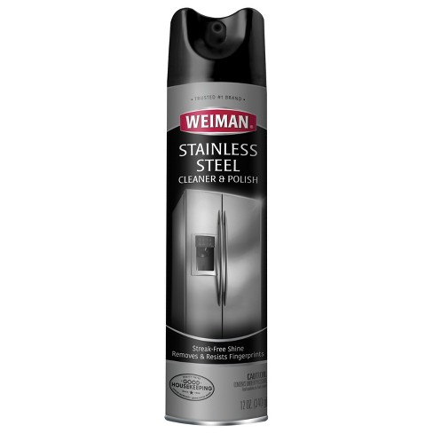 Weiman Stainless Steel Cleaner And Polish 12 Oz