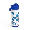 Zak Designs Antimicrobial 20oz Stainless Steel Double Wall Vacuum Beacon Bottle - 2 of 4
