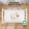 KeaBabies 2pk Soothe Fitted Crib Sheets Neutral, Organic Baby Crib Sheets, Fits Standard Nursery Baby Mattress - 3 of 4