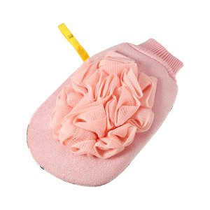 Unique Bargains Bath Shower Gloves 8.66"x5.12" 1 Pc - 1 of 4
