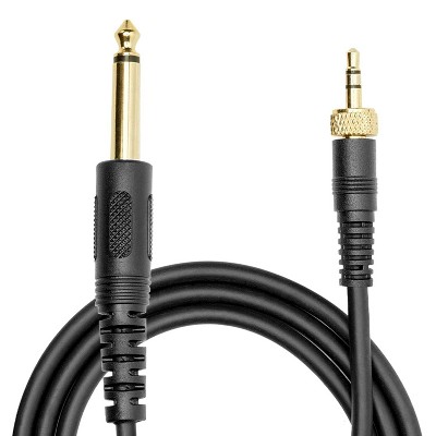 Movo WGA-2 6.35mm Guitar - Locking 3.5mm TRS Adapter