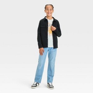 Boys' Knit Shirt Jacket - art class™ - 1 of 4