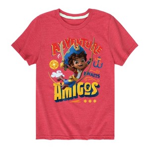Boys' - Santiago of the Seas - Adventure Awaits Amigos Short Sleeve Graphic T-Shirt - 1 of 4