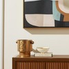 HomeRoots 9" Gold Cast Iron Round Table Vase - 2 of 4