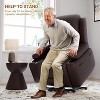 GAOMON PU Leather Power Lift Recliner Chair with Massage and Heat, Adjustable Furniture for Back, Legs w/ 3 Positions - 2 of 4