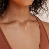 Diamond Choker Necklace for Women: Dainty 14K Gold/Sterling Silver Gold Plated CZ Jewelry, Trendy Gift - 3 of 4