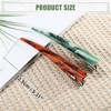 Unique Bargains Women's Metal Long Duckbill Hair Clips Green Red 5.31"x0.83"x1.18" 2 Pcs - 4 of 4