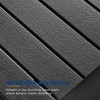 XINGHANZHENXUAN All-Weather Aluminum Outdoor Coffee Table, Modern Rectangle Patio Table for Patio, Balcony & Garden - 3 of 4