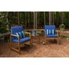 Casual Cushion Solid Sunbrella Fabric 1-Piece Indoor/Outdoor Club Chair Cushion, 22"W x 44"L - 2 of 4