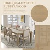 ChicFurnit Dining Sets Extendable Table Set with Upholstered Chairs and Storage Drawers for Kitchen Dining Room, Brown, 40"*21.3"*21.25" - 4 of 4