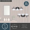 VAXCEL Cardiff 3 Light Bronze Mission Bathroom Vanity Fixture - 4 of 4