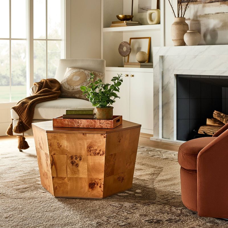 Ogden Burled Wood Coffee Table - Threshold™ designed with Studio McGee, 3 of 7