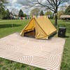 Lahome Outdoor Plastic Straw Rug-Waterproof Reversible Mat for Patio, Backyard, Camping, RV Awning - 2 of 4