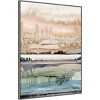 32" x 42" Mesa Horizon Strata II by Grace Popp Framed Canvas Wall Art Print - Amanti Art: Modern Lithograph, Polystyrene Frame - 2 of 4