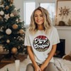 Simply Sage Market Women's Buffalo Plaid Leopard Merry Christmas Short Sleeve Garment Dyed Tee - 2 of 3