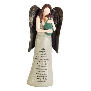 Dicksons Said A Prayer for You Neutral Brown 8 inch Resin Tabletop Figurine - 1 of 2