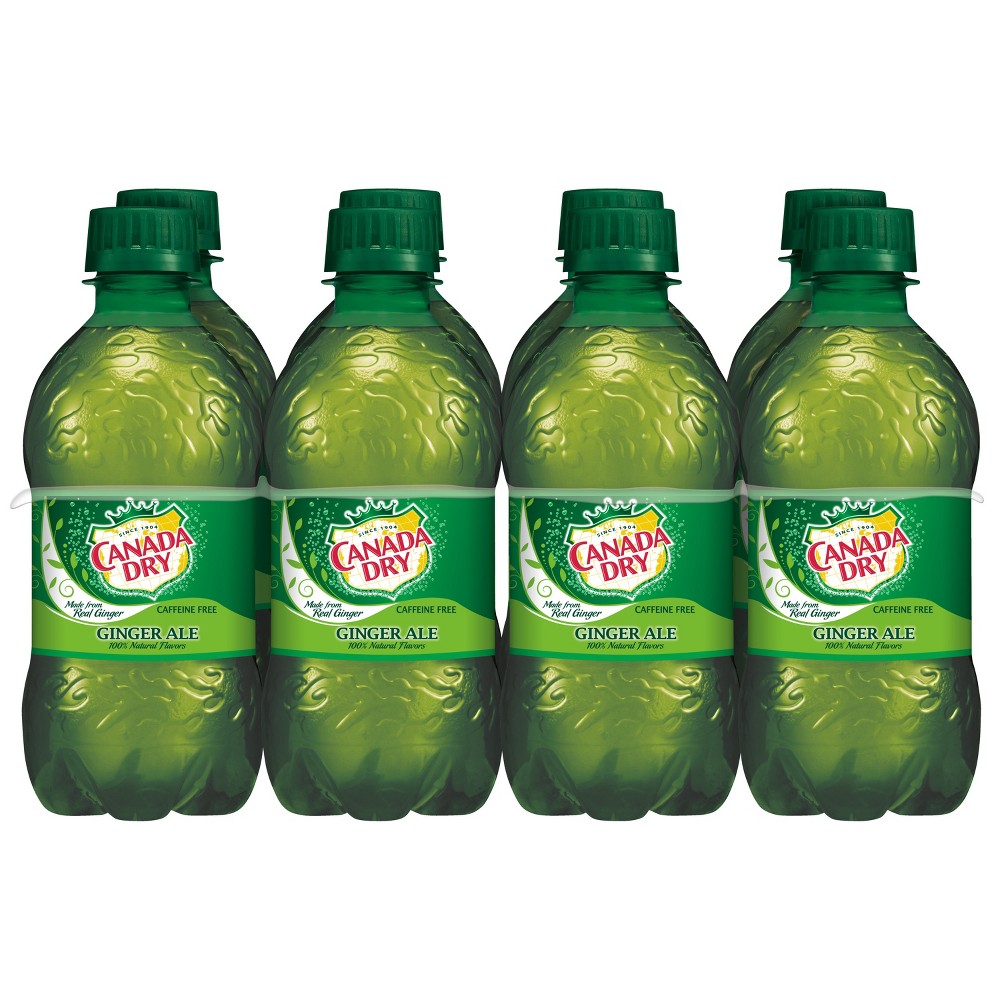 CANADA DRY® GINGER ALE, 10 OZ PLASTIC BOTTLES (24 BOTTLES/CASE)