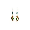 Slickblue Women's Boho Earrings, 2.5" Oval Wood Bead Drop, Festival Style Jewelry, Chic Look, Multi Color - 4 of 4