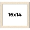 PosterPalooza | 16x14 Wide Barnwood Picture Frame, UV Acrylic, 6 Finishes - Grey, Brown, White, and Black - 2 of 4