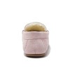 Women's Fuzzy Lined Suede Moccasin Slippers - 4 of 4